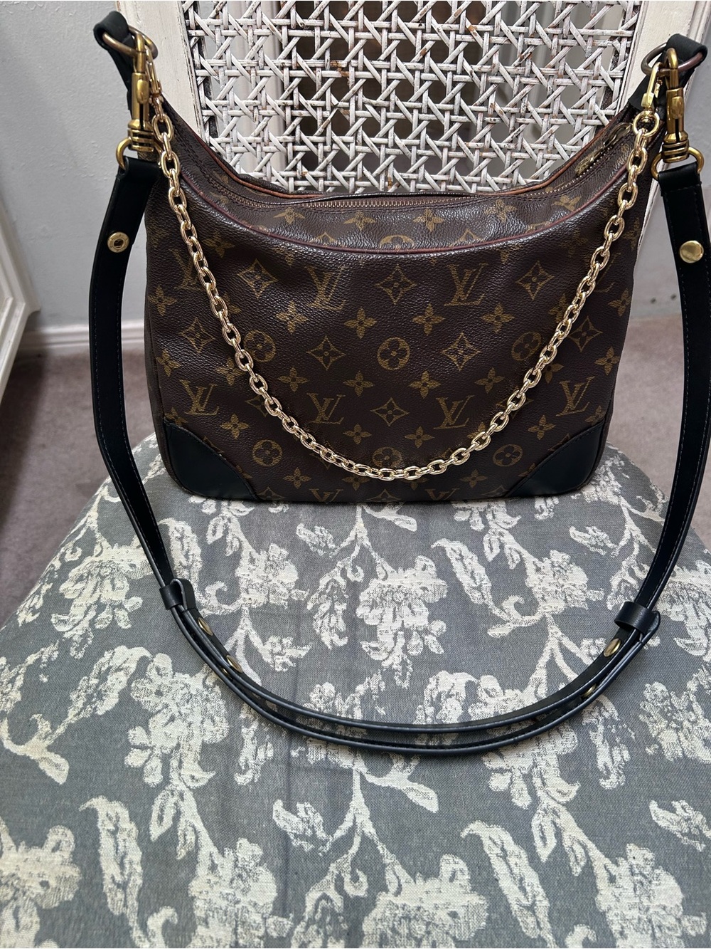 Vintage Louis Vuitton Boulogne 30 Reworked - Picture 6 of 13